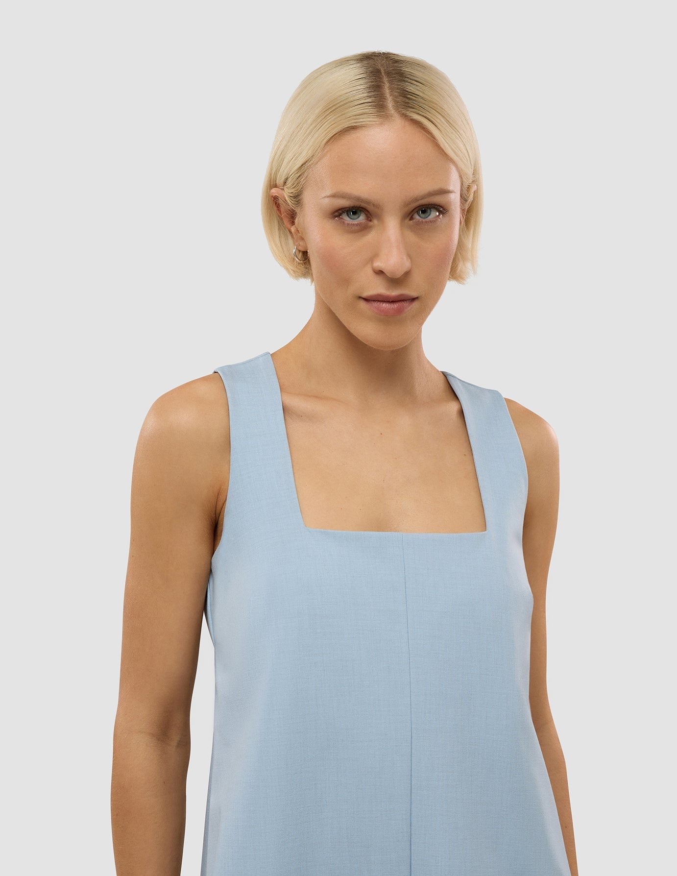 Women's Essential Spencer Dress Sky Blue Melange
